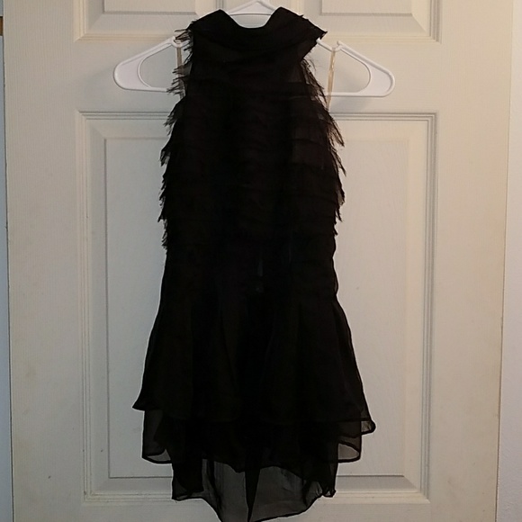 🍬OFFERS🍬 layered black top, size S - Picture 4 of 7